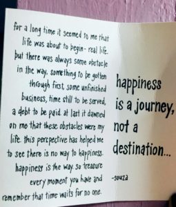 Card with Quote