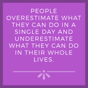People Overestimate - Toward Greater Things