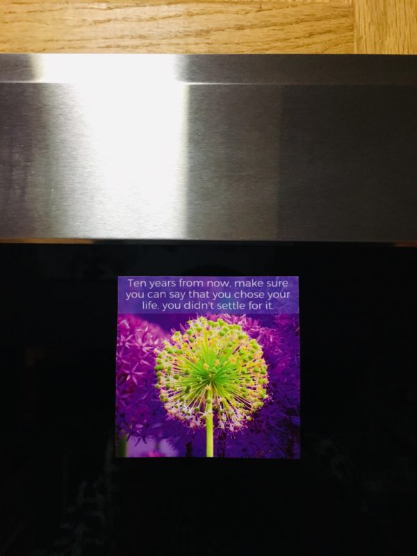 Chose Your Life - microwave