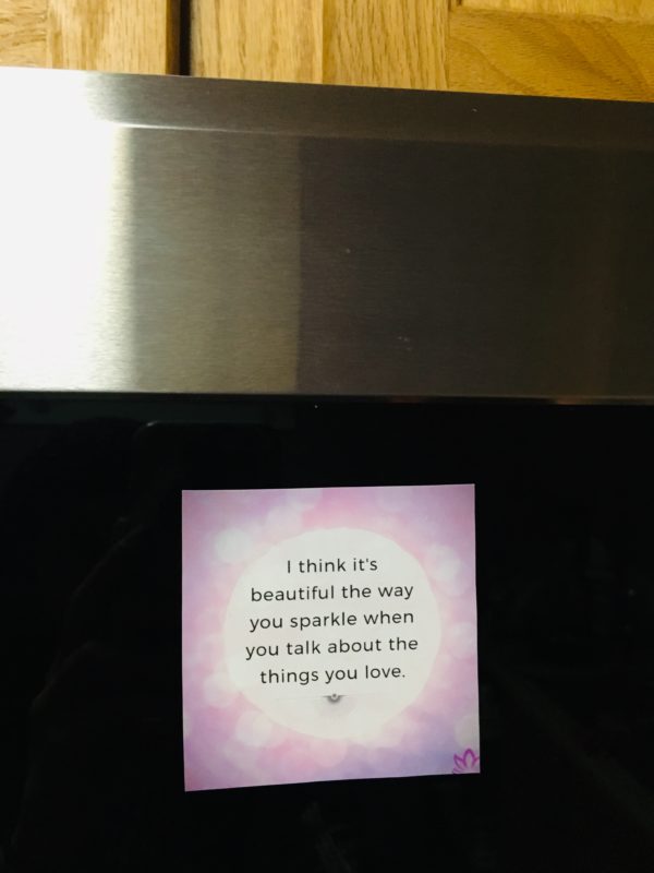 Sparkle when you Love - microwave
